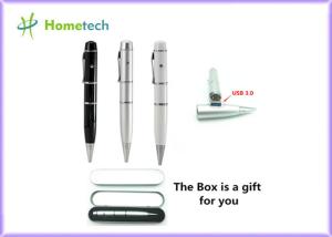 Buy cheap Mini USB Flash Pen Drives / High Speed Ballpoint Pen Model Laser Light Pendrive USB 3.0 product