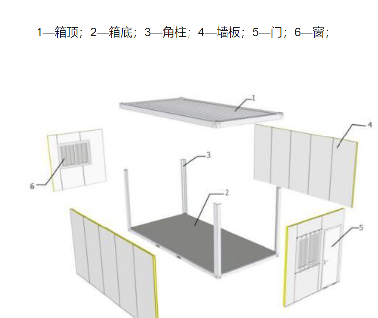 Modern Detachable Container House With Light Steel Frame & Sandwich Panel