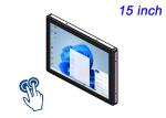 15-Inch Windows Touch Embedded Screen for Security Monitoring, Factory
