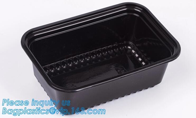 Blister large clear plastic fruit container with lid for fruit packaging,blister fruit box /container/ fruit Tray/ Clear