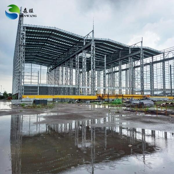 Quality Solid Prefabricated Building Structure Q355 Q235B Heavy Steel Construction for sale