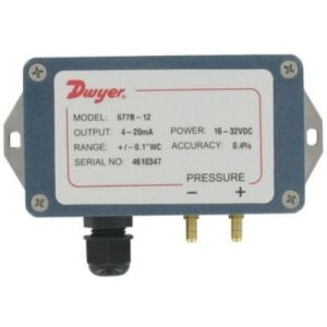 Dwyer 677B-12 Differential Pressure Transmitter 100 Bar