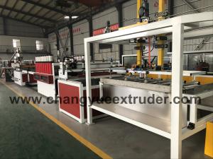 China Low Noise Wpc Pvc Foam Board Extrusion Machine Automatic on sale