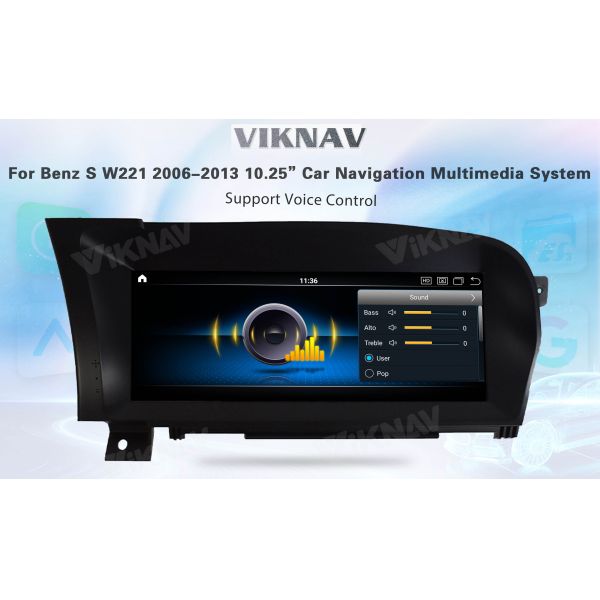 Mercedes Benz S CLASS W221 Android Screen 2006-2013 Multimedia GPS Navigation