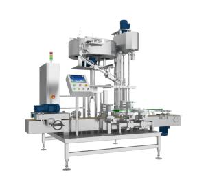 Buy cheap Fertilizer 5-30L Drum Single Head Automatic Capping Machine product