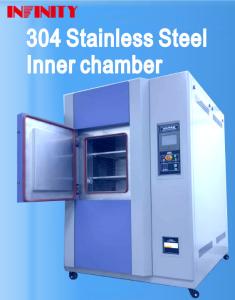 China Thermal Shock Test Chamber Hard Polyurethane Foam Insulation Layer Glass Fiber IE31A 408L on sale