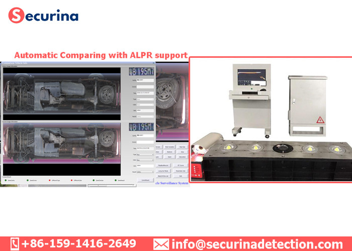 IP68 Waterproof Under Vehicle Scanning System Fixed With Fastest Image Processing