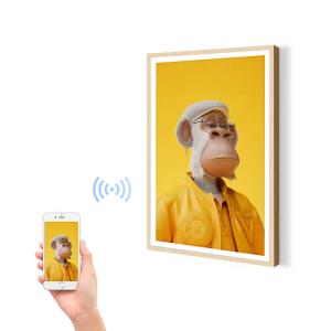 China 23.6 NFT LCD Display Digital Photo Frame Electronic Photo Display Board Frame 1080p 1920X1080 on sale