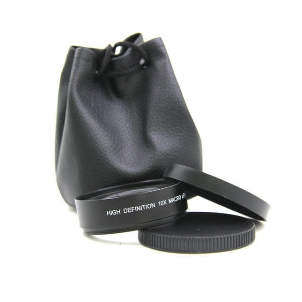 Black Macro Camera Lens External light size 54mm X 17mm 0.185kg Weight