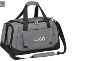 Buy cheap 35L Grey Classical Custom Canvas Duffle Bags  For Traveling / Sporting product