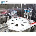 Semiautomatic Cream Paste Filling Machine 45 Bpm Multiple Size Bottle Paste