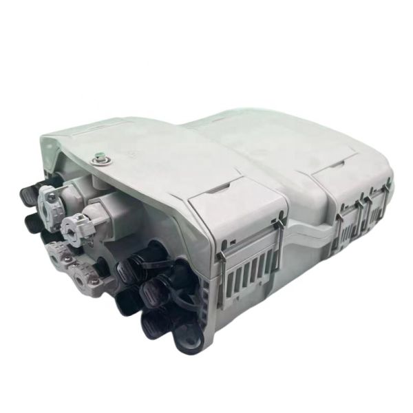 IP65 Outdoor Waterproof Fiber Optical Equipment Black Type Optical Fiber Distribution Box
