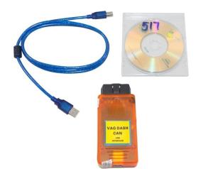 Dash CAN V5.17 for VW / SEAT / SKODA, Odometer Correction Tool with CAN-BUS