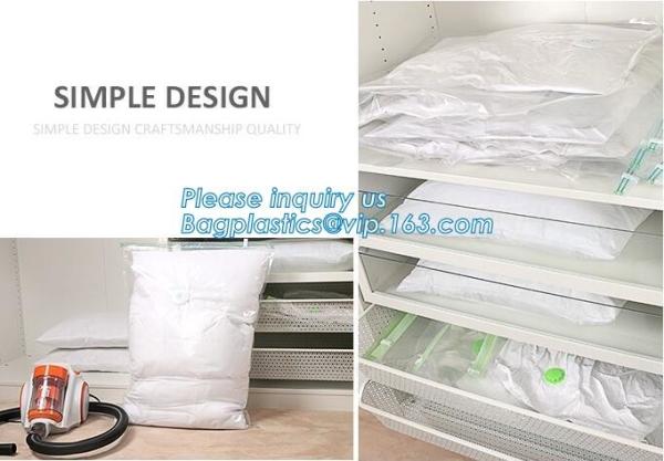 Quality vacuum storage hanging bag, vacuum storage, cube vacuum storage, flat bag, vacuum clothes storage bag, bagease, bagplast for sale