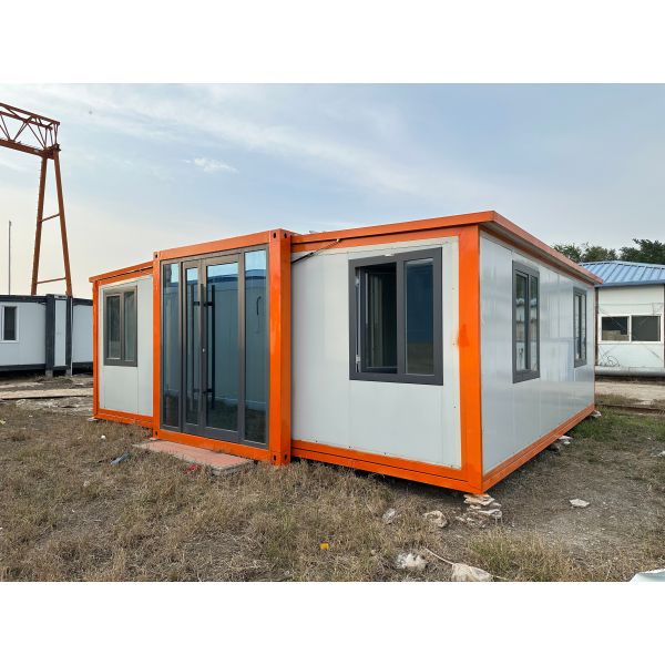 20Ft Ready Made 2 Bedroom Portable Prefabricated Expandable Container House for Office Building Structure and Efficiency