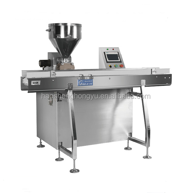 Automatic Bun Puff Bread Croissant Filling Cream Injector Machine Two Layer