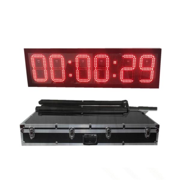 Quality Wireless Control Digital Led Clock With Carry Case for sale