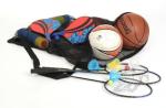Foldable Mesh Basketball Bag Large Capacity With Drawstring Closure