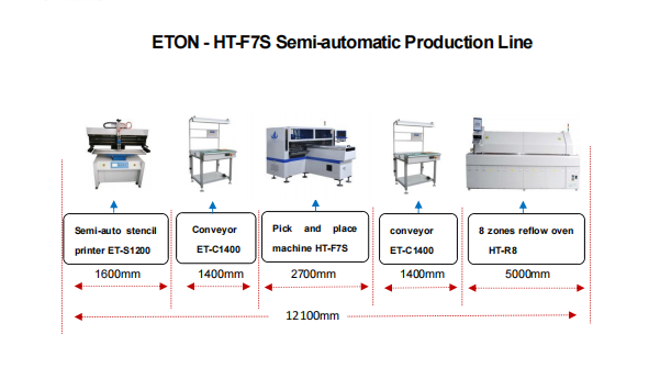 180000CPH tube display making machine 34 heads 68 feeders SMT pick and place machine