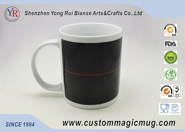 300ml Color Change Heat Sensitive Mug , Personalized Kids Coffee Mugs