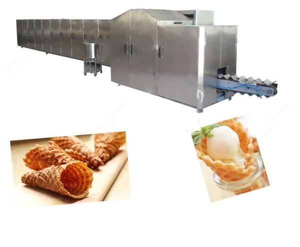 Quality Stainless Steel Industrial Automatic Rolled Sugar Cone Machine for sale