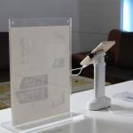 COMER table mounted Mobile phone cable lock holder for retail display, with