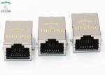 Integrated Transformer RJ45 100Base T , Offset / Overhangs PCB RJ45 Plug