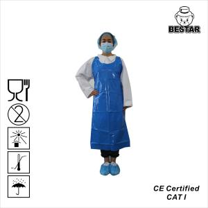 China Large Blue TPU Disposable Catering Aprons For Food Industry on sale