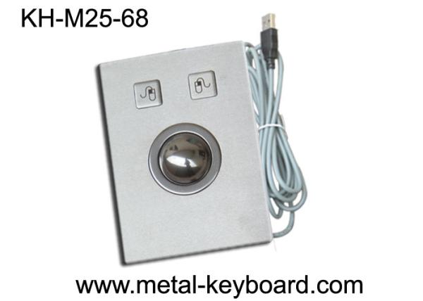 Quality Anti Vandal Industrial Pointing Device Panel Mounted Trackball Stainless Steel Material for sale
