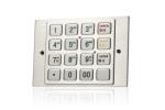 PCI EPP Stainless Steel Keyboard , Encrypting PIN Pad For Password Input On ATM