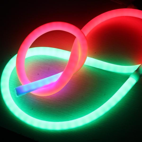 Quality Waterproof IP68 SMD5050 multi-color 360 digital RGB neon ws2811 Pixel Chasing LED Neon flex for sale