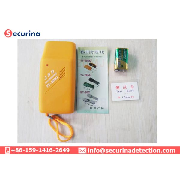 High Sensitivity Broken Metal Scanner Hand Held Needle Detector For Garment Shoes