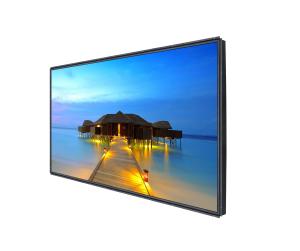 China 3840×2160 UHD Open Frame Lcd Display Monitor 75 Inch With IR Touch Optional on sale