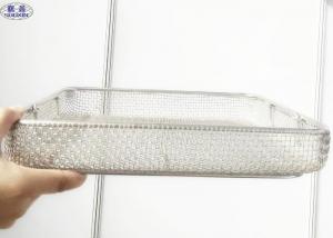 China Sterilization Stainless Steel Mesh Basket Basket Medical Autoclave Tray on sale