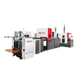 Buy cheap Intelligent High Speed Automatic 2 In 1 Rigid Box Making Machine For Making Gift Rigid Box With Speed 60pcs/min product