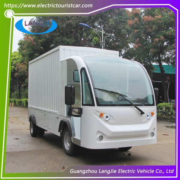 2 Seater 1200KG Small Electric Luggage Cart AC Motor 72V Electric Cargo Car For Airport