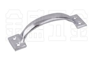 Indoor A Type White Metal Pull Handle Sturdy And Hardwearing Design
