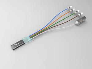 Buy cheap 4 Channels WDM MUX DEMUX , AWG CWDM MUX Mux Demux Dwdm 20nm Channel Spacing product
