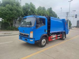 China HOWO 116 Engineering Emergency Vehicle , 6m3 Refuse Compactor Truck on sale
