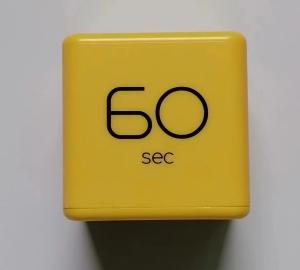 Buy cheap People use in the cooking for Kitchen Timer Cube Digital Count Up Down Timer abs material yellow color product