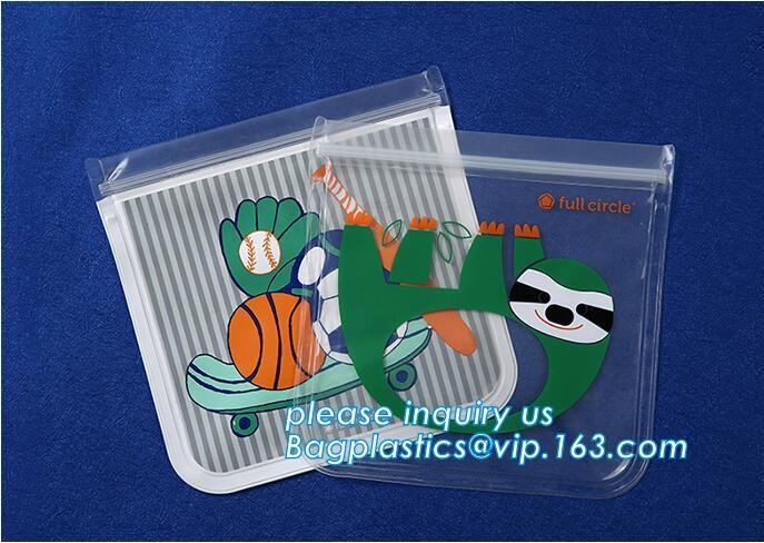 Round bottom polypropylene zip lock bag, CD bag, round reclosable bag, round reusable zip lock bag, round grip seal pack