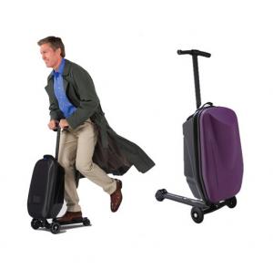 China Fit for airline cabin size approved trolley case Suitcase scooter luggage on sale