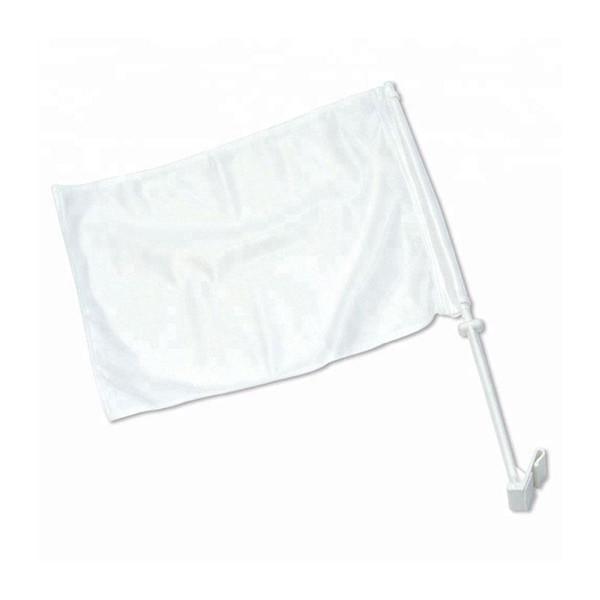Quality Blank Sublimation Printed Polyester Flag 12x18 Inch For Car for sale