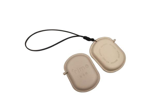 Quality Ellipse Soft Strap Retractable Tape Measure PU 20mm Thickness Silk Screen Printing for sale