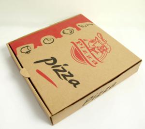 China Customized pizza box for delivery/take away, flexo corrugated box,carton box on sale