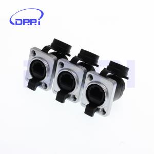 China Panel Mount Waterproof RJ45 Socket , IP65  Rj45 Ethernet Connector Compatible With Cat6 on sale