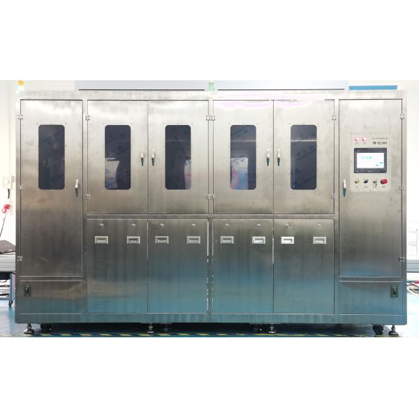 Multi Slot Basket Cleaning Machine Industrial With Rotating Spray