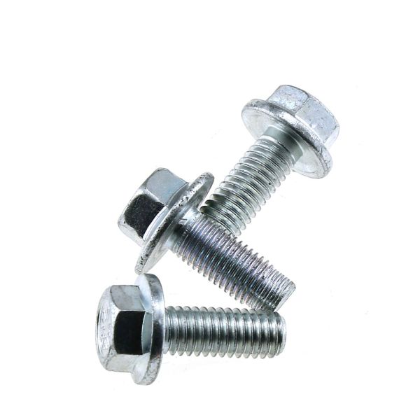 DIN Standard M2 to M72 Hex Flange Bolt With Grade A2-70 A4-80 in Zinc Plated HDG for Corrosion Resistance and Durability