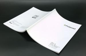 Offset 128G Folded Leaflet Printing Litho Tri Fold Brochure Printing