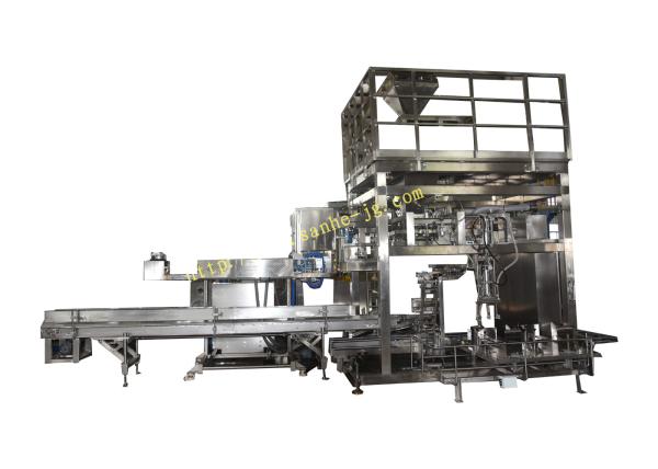 Quality 25kg Weighing Filling Packing Palletizing Line Bagging and Palletizing System for sale